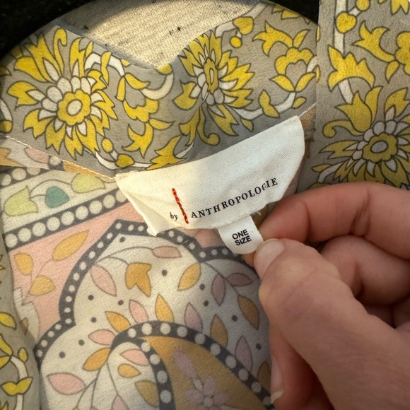 Anthropologie Kimono Saachi Tie Front Top - Picture 8 of 8